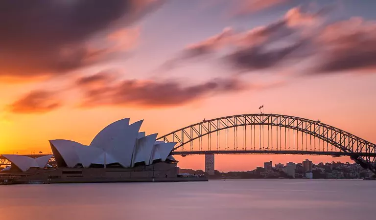 beautiful view of Sydney City
