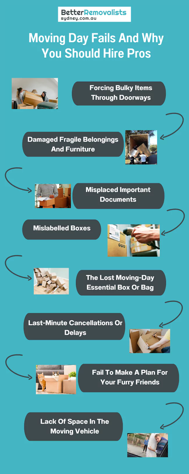 Moving day fails that you should avoid
