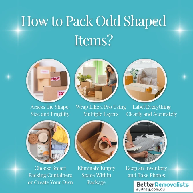 How to Pack Odd Shaped Items